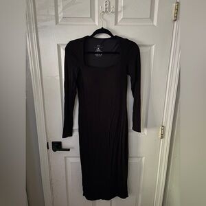 Klassy Network Black Long Sleeve Dress